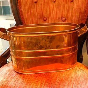 Elegant Copper Metal Van DYK Double Broiler